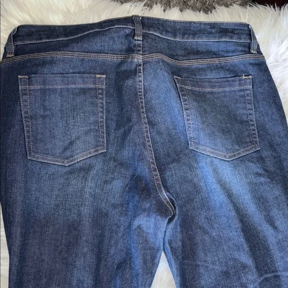 New York & Company Dark Blue Boot Cut Jeans - Picture 7 of 8